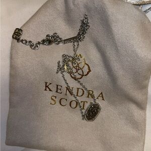 Charcoal Kendra Scott Necklace